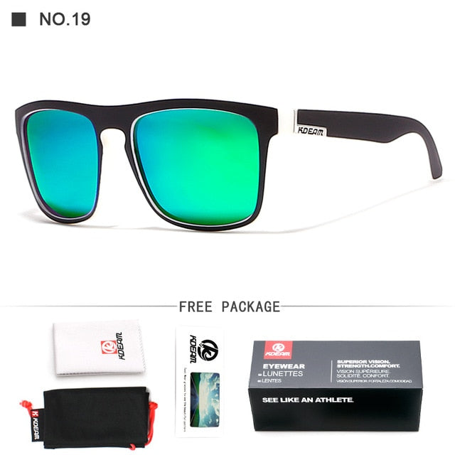 Polarized Sunglasses for Men - Classic All-Fit Design with Brand Box
