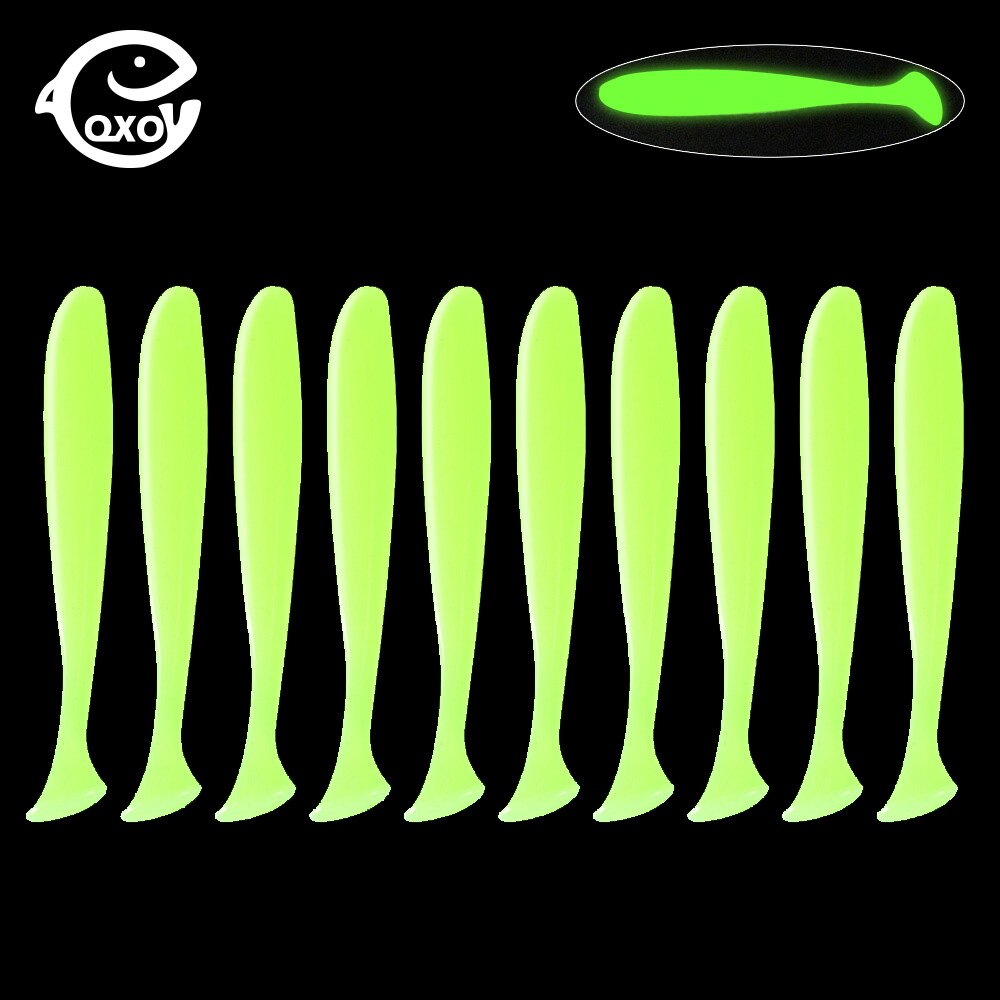 10pcs Soft Lures Silicone Bait 7cm for Sea Fishing
