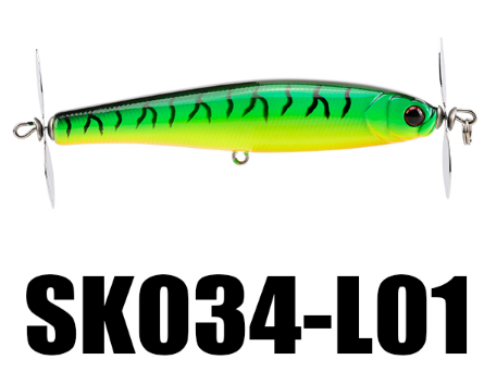 SeaKnight SK034 Pencil Fishing Lure - 14.5g 90mm Top Water Bait