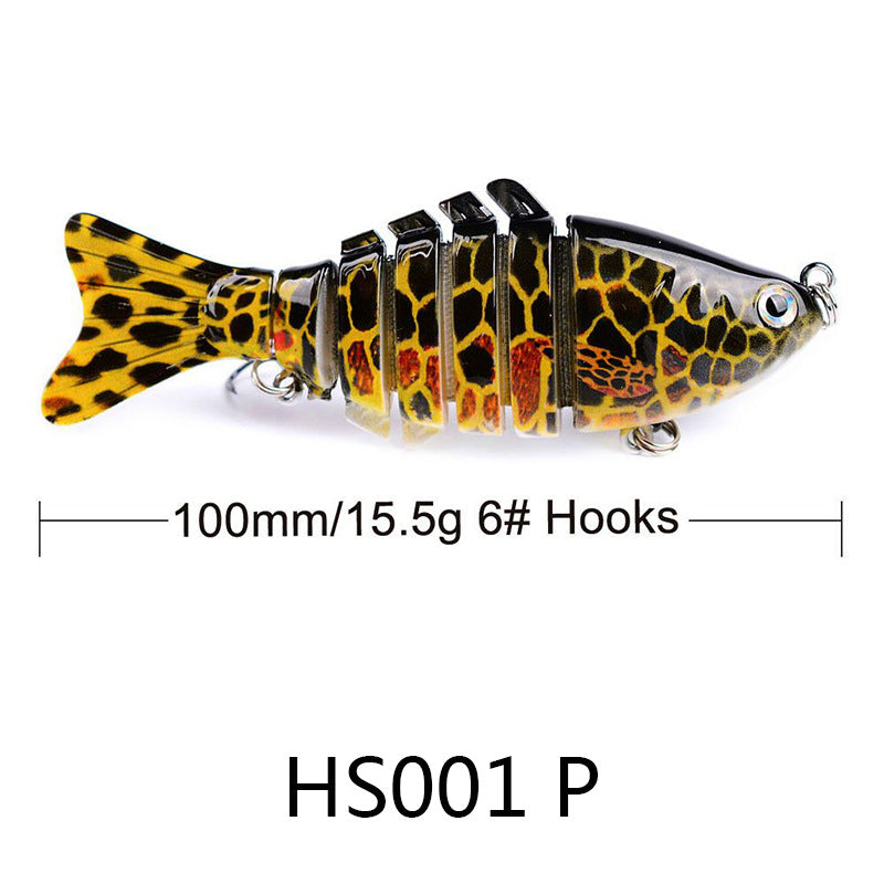 10cm Luya Bait Multi-Section Fish Plastic Hard Bait - Ideal for Long Distance Casting