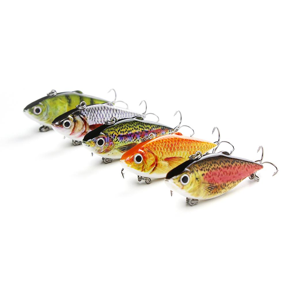 2.5"/8.6g Vib Crankbait – Lifelike Slow Sinking Fishing Lure for Anglers
