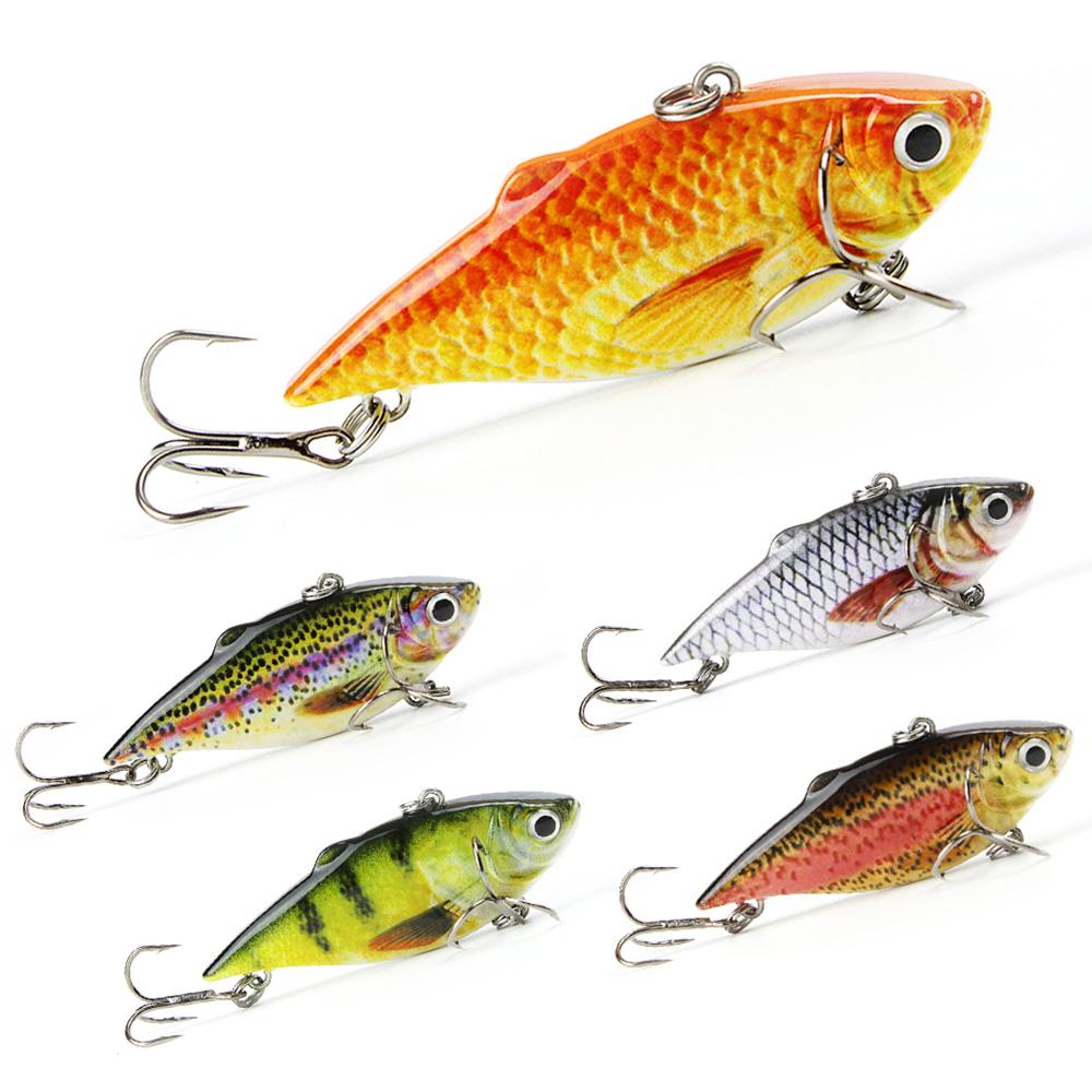 2.5"/8.6g Vib Crankbait – Lifelike Slow Sinking Fishing Lure for Anglers