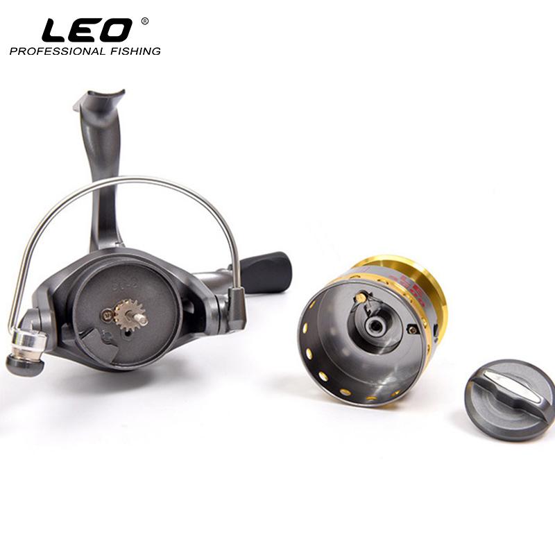 LEO Half Metal Fishing Spinning Reel 8BB 5.5:1 Speed Ratio for Sea, Lake & River Fishing