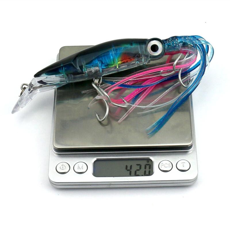 Lifelike Big Octopus Squid Jig Fishing Lure - 14cm/40g Artificial Bait