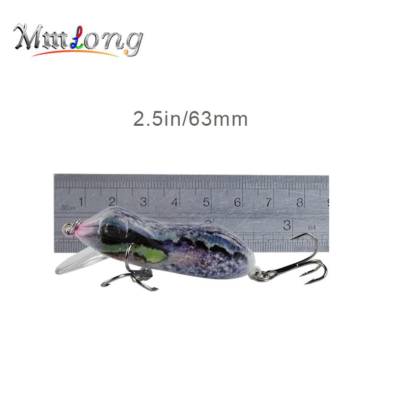 6.3cm Hard Frog Fishing Lures - Floating Minnow MR03-S Crank Bait