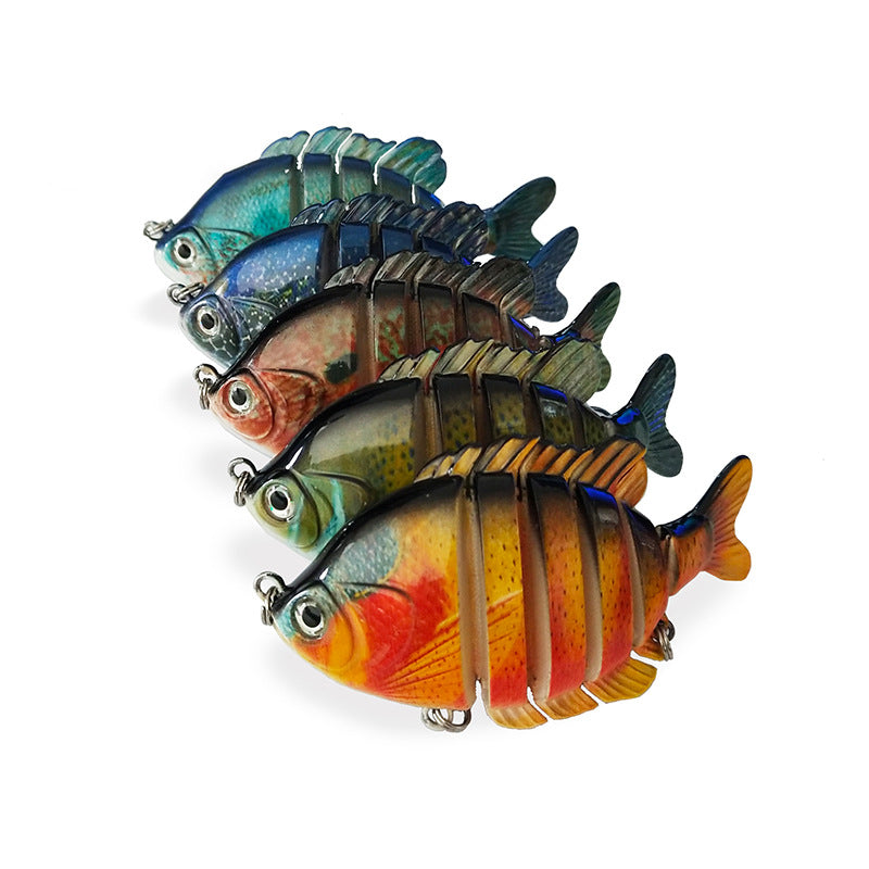 Six Section Yayu Bait - Multi Section Bionic Fake Bait for Long Cast Fishing