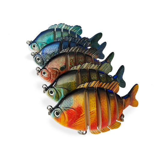 Six Section Yayu Bait - Multi Section Bionic Fake Bait for Long Cast Fishing