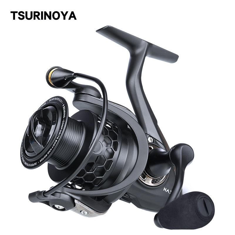 TSURINOYA NA Spinning Fishing Reels - 2000 3000 4000 5000 Models with 12KG Max Drag