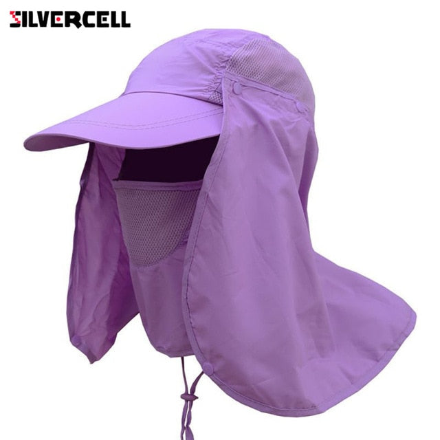 Sun Caps Flap Hats - 360 Degree UV Protection for Men and Women