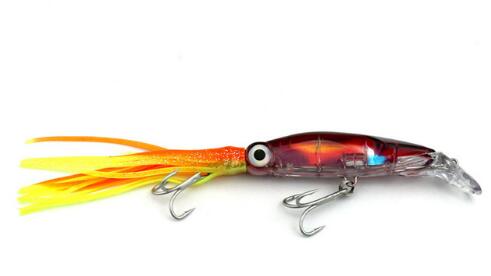 Lifelike Big Octopus Squid Jig Fishing Lure - 14cm/40g Artificial Bait
