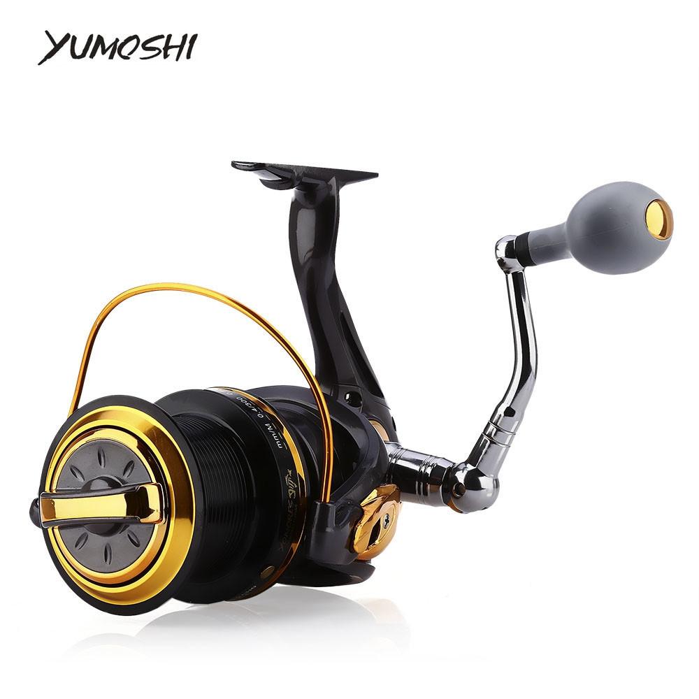 Fishing Reel 12 + 1 Ball Bearings Aluminum Alloy Spool Coil Wheel 8000 / 9000 Series