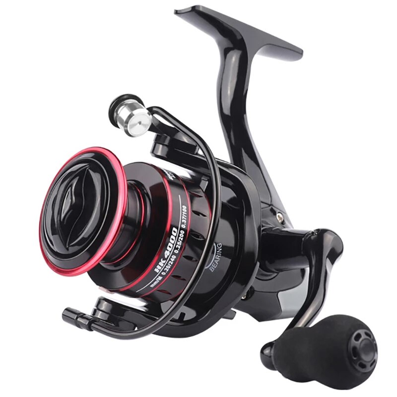 High-Performance Fishing Reels 1000-7000 with Metal Spool and 8kg Drag Power