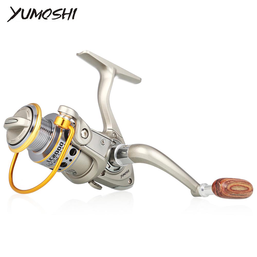 Lightweight Metal 12BB LC1000-7000 Series Spinning Fishing Reel Trolling Reel
