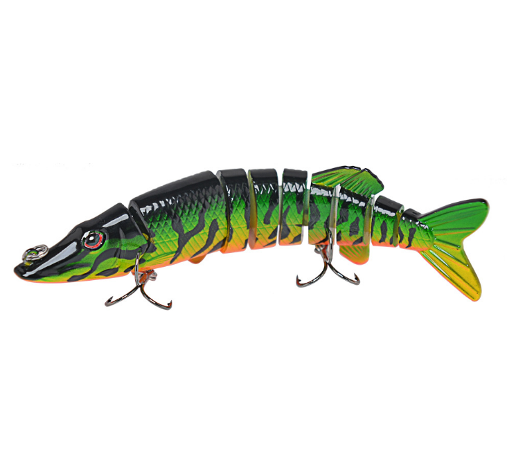 10cm/12.5cm Pike Wobblers - Multi Jointed Swimbait Crankbait Fishing Lures