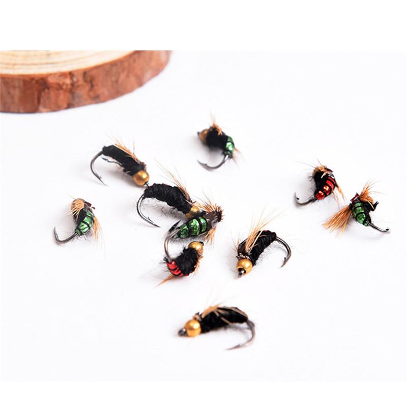 40pcs Fly Fishing Flies and High Carbon Steel Hooks for Trout Fishing