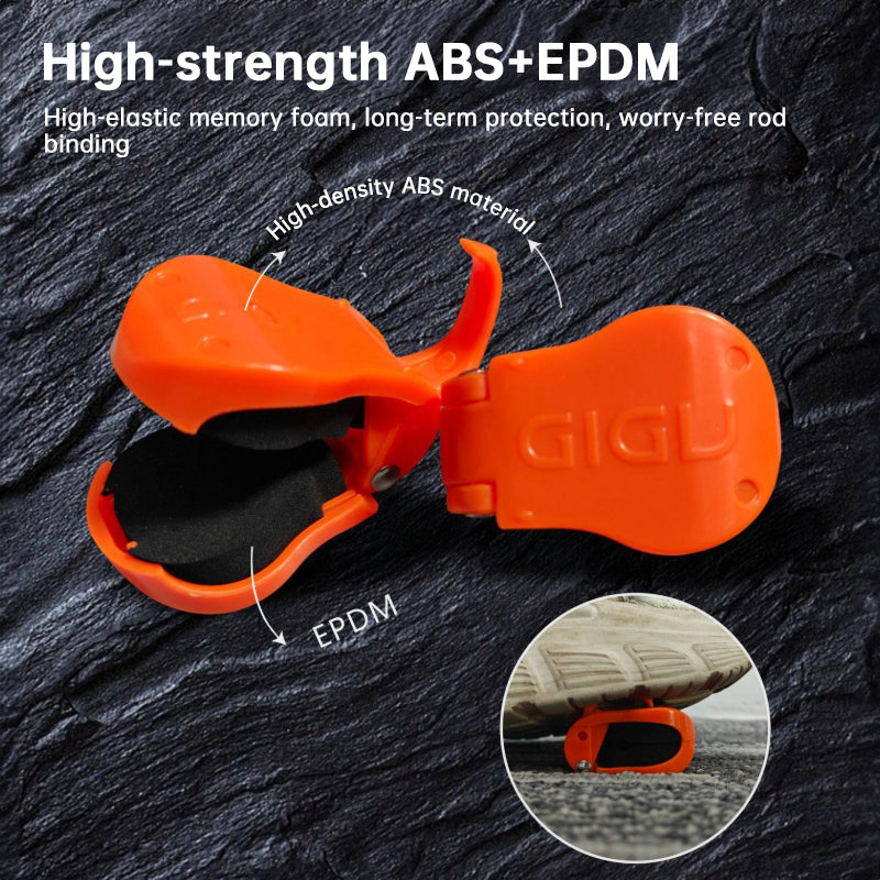 2PCS Fishing Rod Holder Clip - Compact, Wall-Mounted Fixer Strap