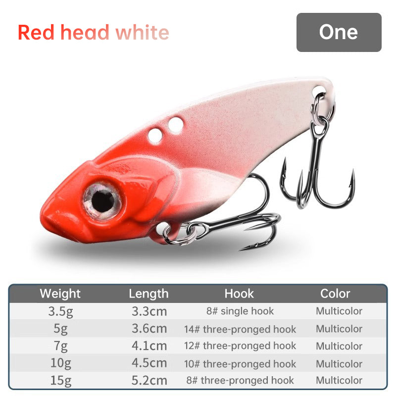 1PCS Rattlesnake Iron Jig VIB Fishing Lure – 3.5g to 15g for Predatory Fish