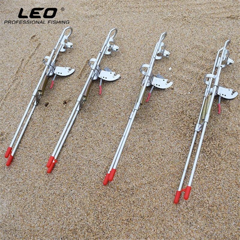 LEO High Strength Automatic Fishing Rod Holder - Upgraded Double Spring Thickened Steel