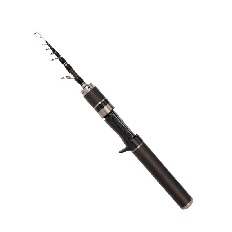 Portable Ultra - Short Carbon Fiber Telescopic Fishing Rod - 1.5m/1.68m/1.8m