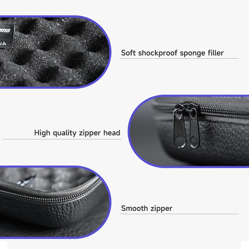 Portable EVA Fishing Reel Bag - Shockproof & Waterproof Protective Case for 1-2 Fishing Reels