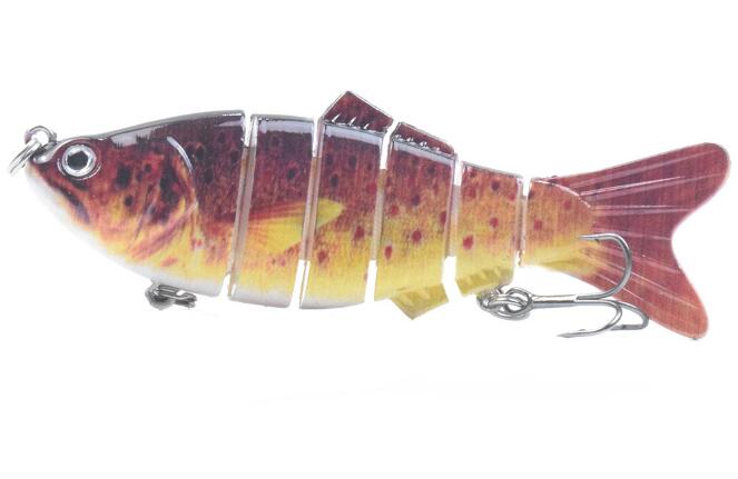 10cm 16.5g Multi-section Lure with Ring Beads - Simulation Luya Bionic Fishing Lure