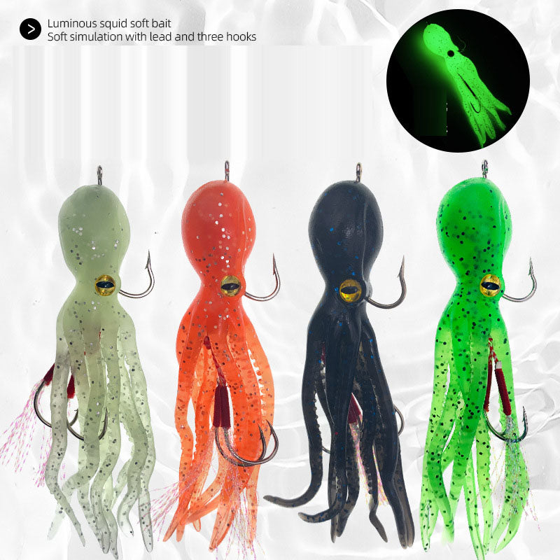 Biomimetic Octopus Squid Soft Bait 11cm - Ultimate Fishing Lure