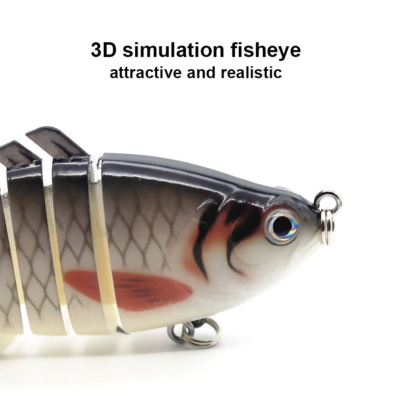 Multi Jointed Fishing Lure - 10cm Sinking Crankbait for Anglers