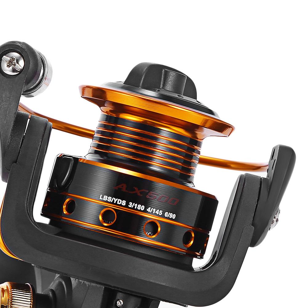Spinning Fishing Reel 12BB + 1 Bearing Balls 500-9000 Series 5.5:1 Metal Coil Carp