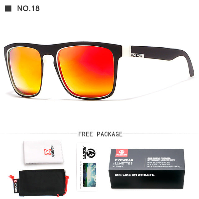Polarized Sunglasses for Men - Classic All-Fit Design with Brand Box