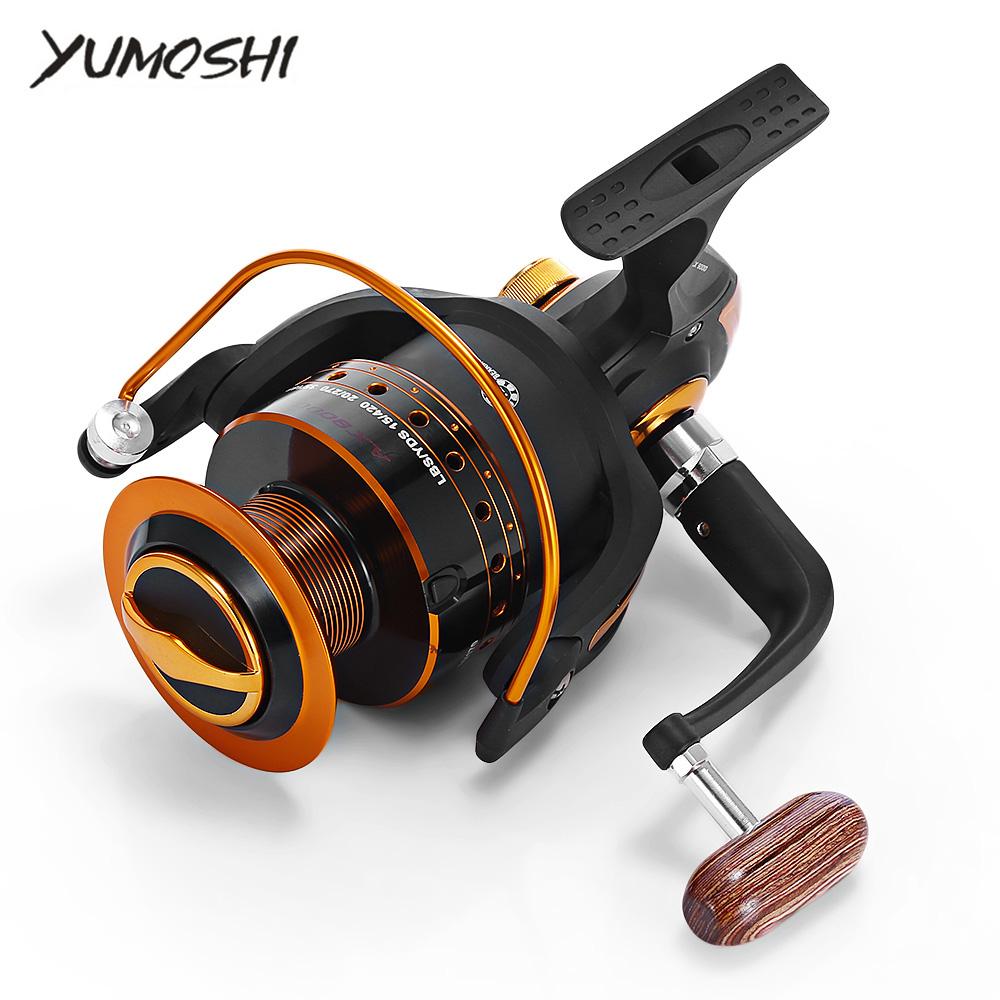 Spinning Fishing Reel 12BB + 1 Bearing Balls 500-9000 Series 5.5:1 Metal Coil Carp