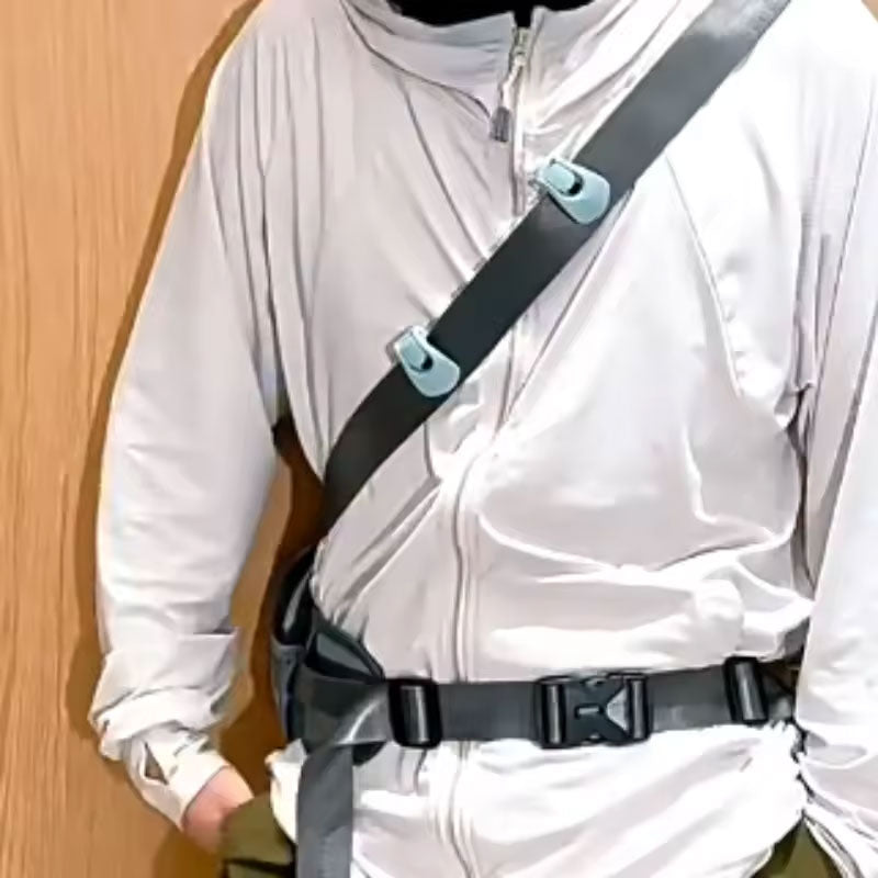 Universal Fishing Rod Holder: Multi-Function Binder Clip with Double Lock & Sponge Pad