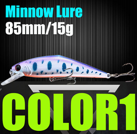 Fishing Lure Wobblers Trout 85mm/15g - Premium Minnow Hard Baits