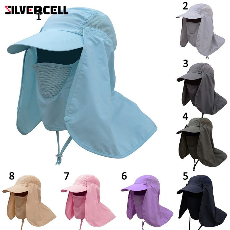 Sun Caps Flap Hats - 360 Degree UV Protection for Men and Women