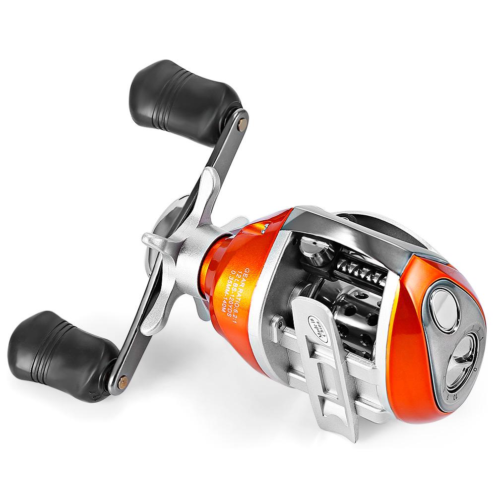 Left / Right Hand 12+1BB Bait Casting Fishing Reel - Smooth Magnetic Brake