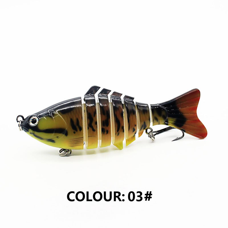 Multi Jointed Fishing Lure - 10cm Sinking Crankbait for Anglers