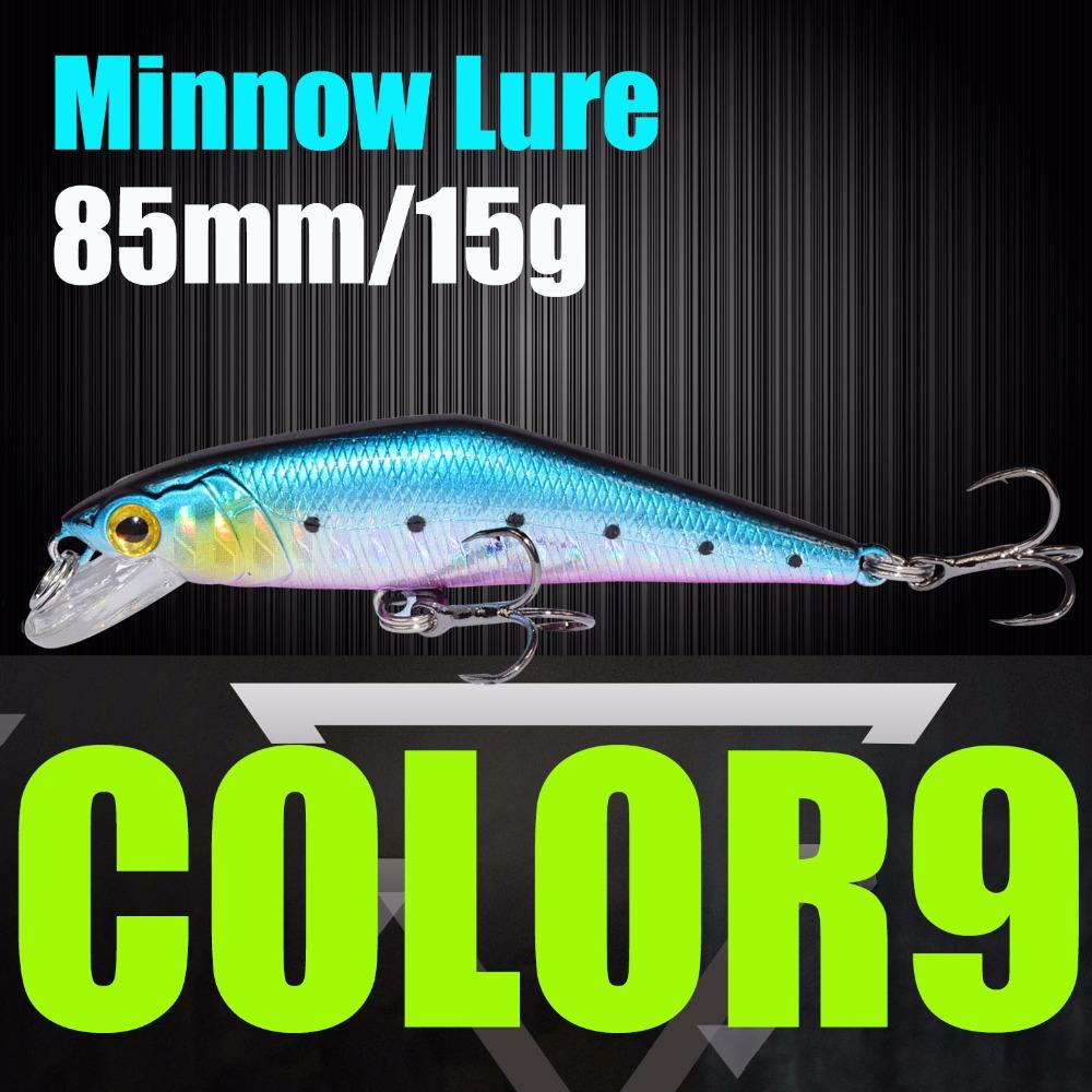 Fishing Lure Wobblers Trout 85mm/15g - Premium Minnow Hard Baits