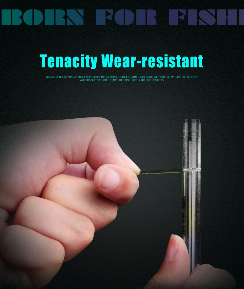 Japanese Durable Fluorocarbon Sea Fishing Line | 500M Monofilament Thread