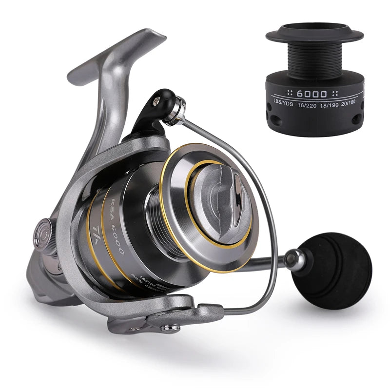 High Quality 14+1 BB Double Spool Fishing Reel - 5.5:1 Gear Ratio for High Speed Spinning
