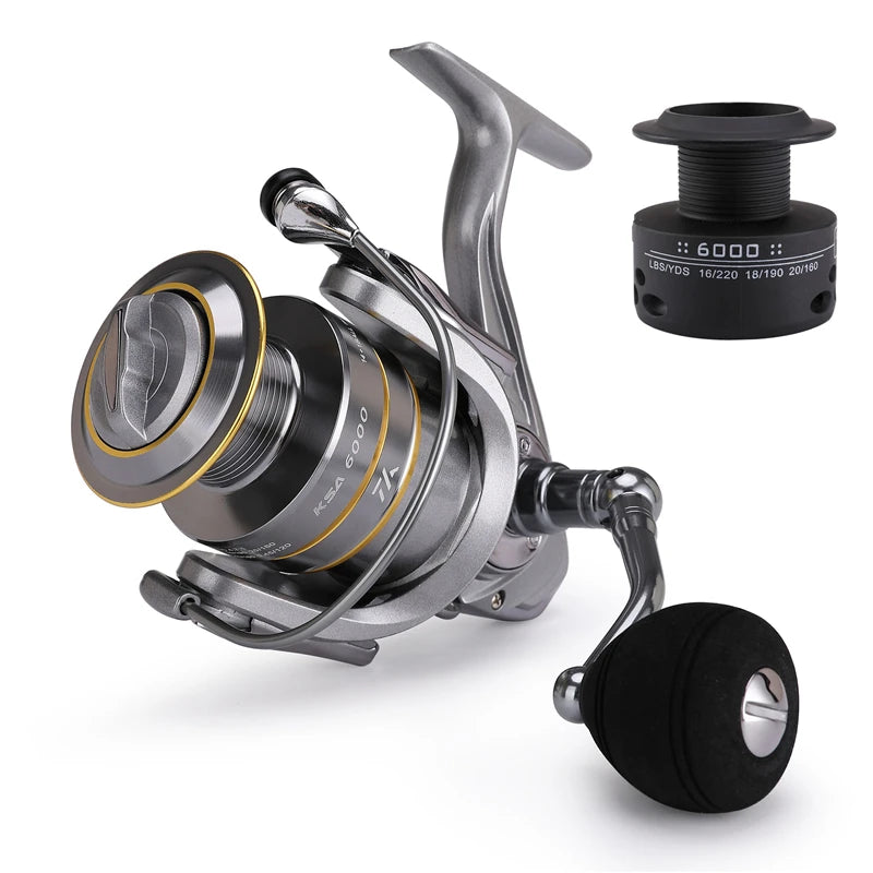 High Quality 14+1 BB Double Spool Fishing Reel - 5.5:1 Gear Ratio for High Speed Spinning