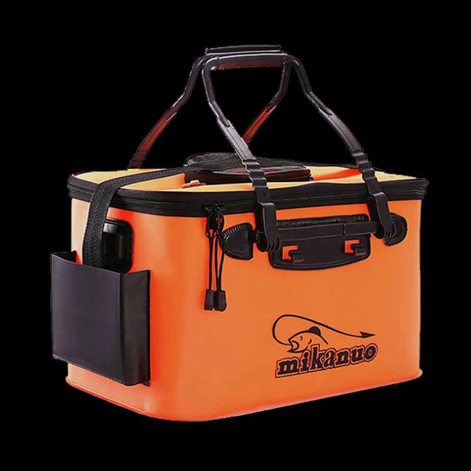 Portable EVA Fishing Bag - Collapsible Fishing Bucket & Live Fish Box for Anglers