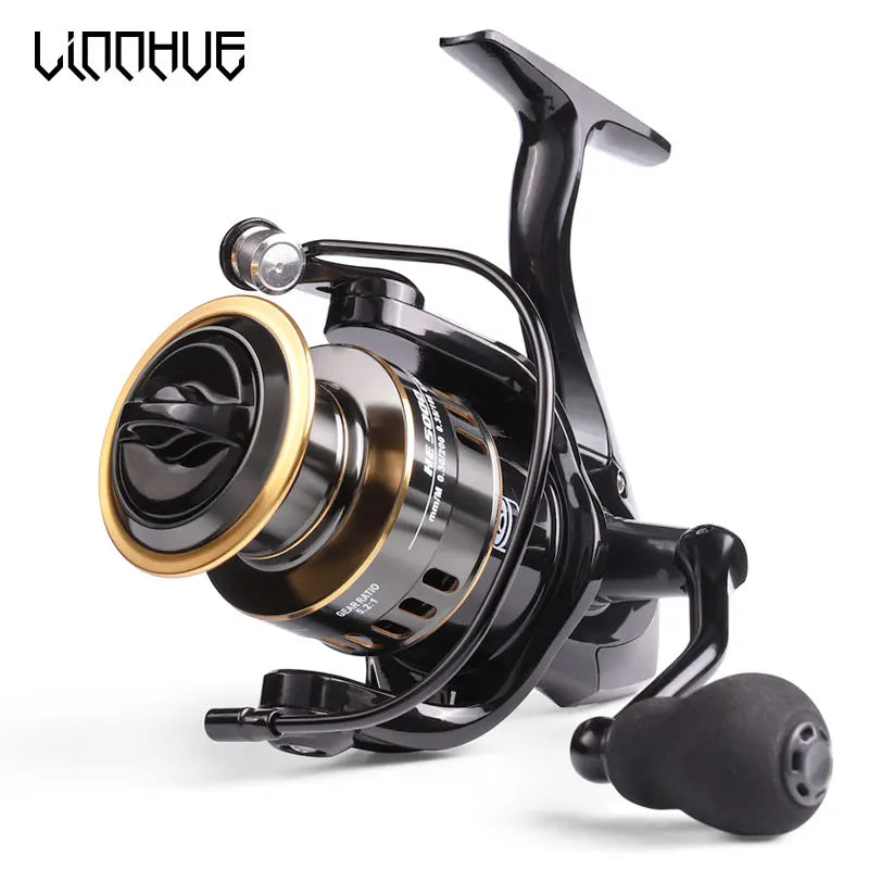 HE7000 Fishing Reel - High Speed 5.2:1, Max Drag 10kg, Saltwater & Carp Fishing