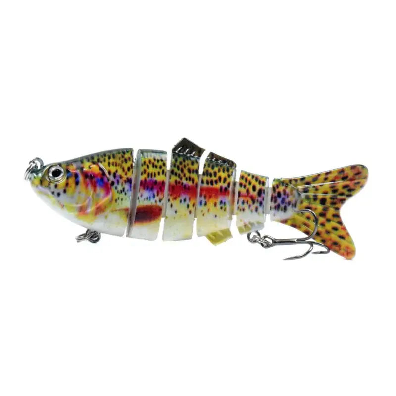10cm 16.5g Multi-section Lure with Ring Beads - Simulation Luya Bionic Fishing Lure