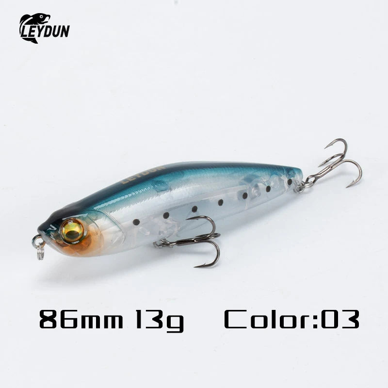 Z-Claw Floating Pencil Fishing Lures - Premium Topwater Hard Baits for Bass