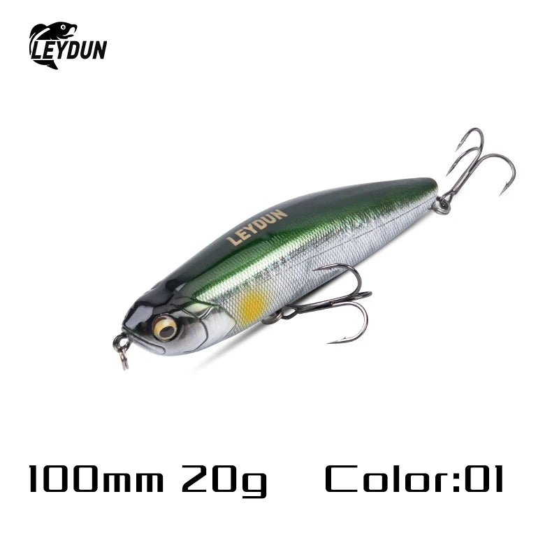 Z-Claw Floating Pencil Fishing Lures - Premium Topwater Hard Baits for Bass