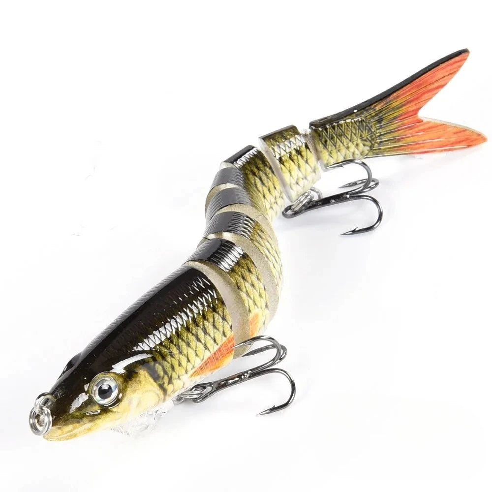 Multi Jointed Swimbait Fishing Lure – Bionic Slow Sinking Crank Bait for Freshwater & Saltwater