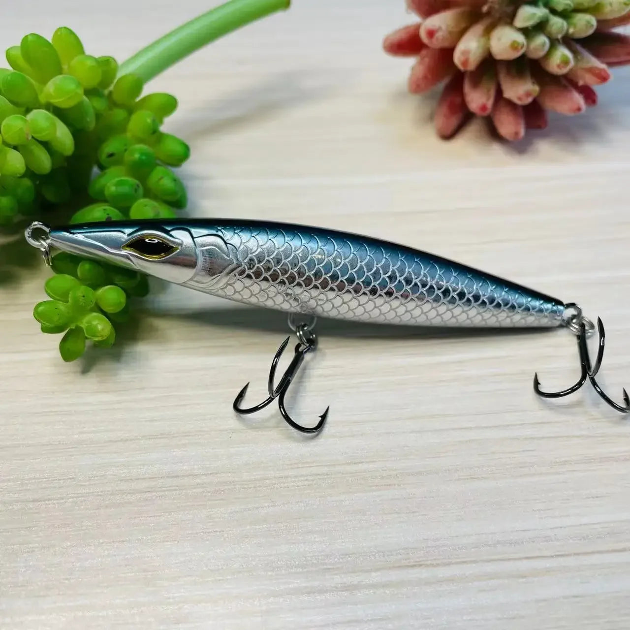 Fishing Lure Floating Pencil Bait - Topwater Stickbait for Seabass and Bonitos