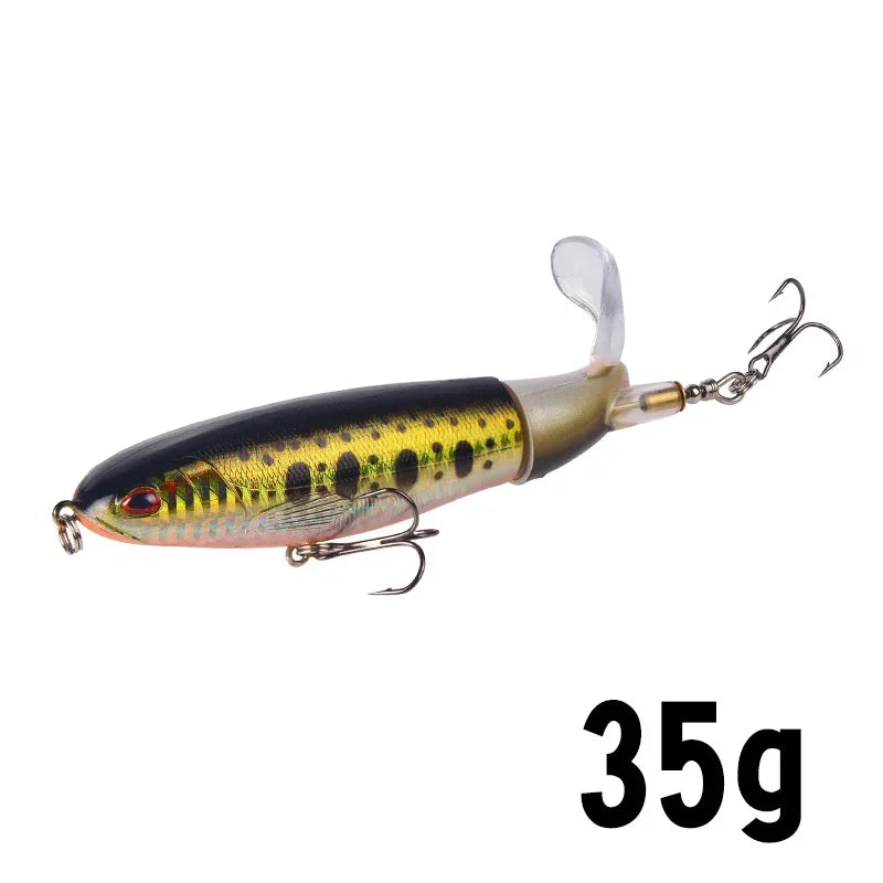 1 Pcs 10cm/14cm Topwater Fishing Lure Whopper Popper - Premium Artificial Bait for Anglers