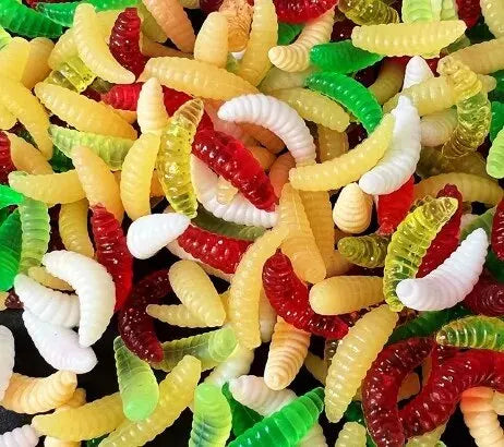 Colorful Luminous Soft Bait Bread Worms - 50 PCS Bionic Lure for Fishing