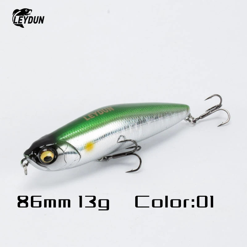 Z-Claw Floating Pencil Fishing Lures - Premium Topwater Hard Baits for Bass