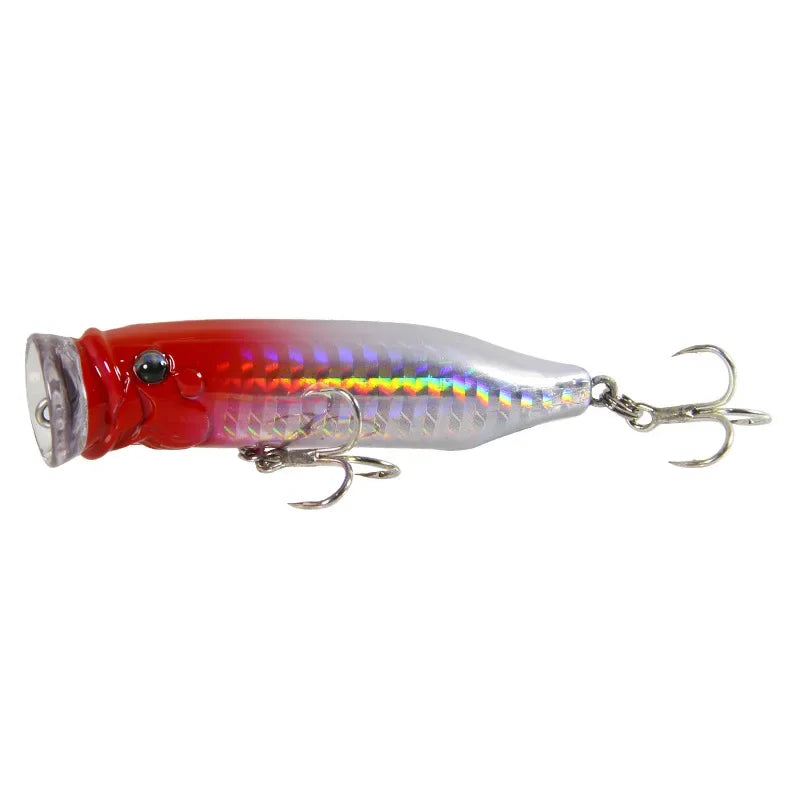 1pc Floating Popper Wobbler Fishing Lure - Must-Have Topwater Crankbait for Anglers